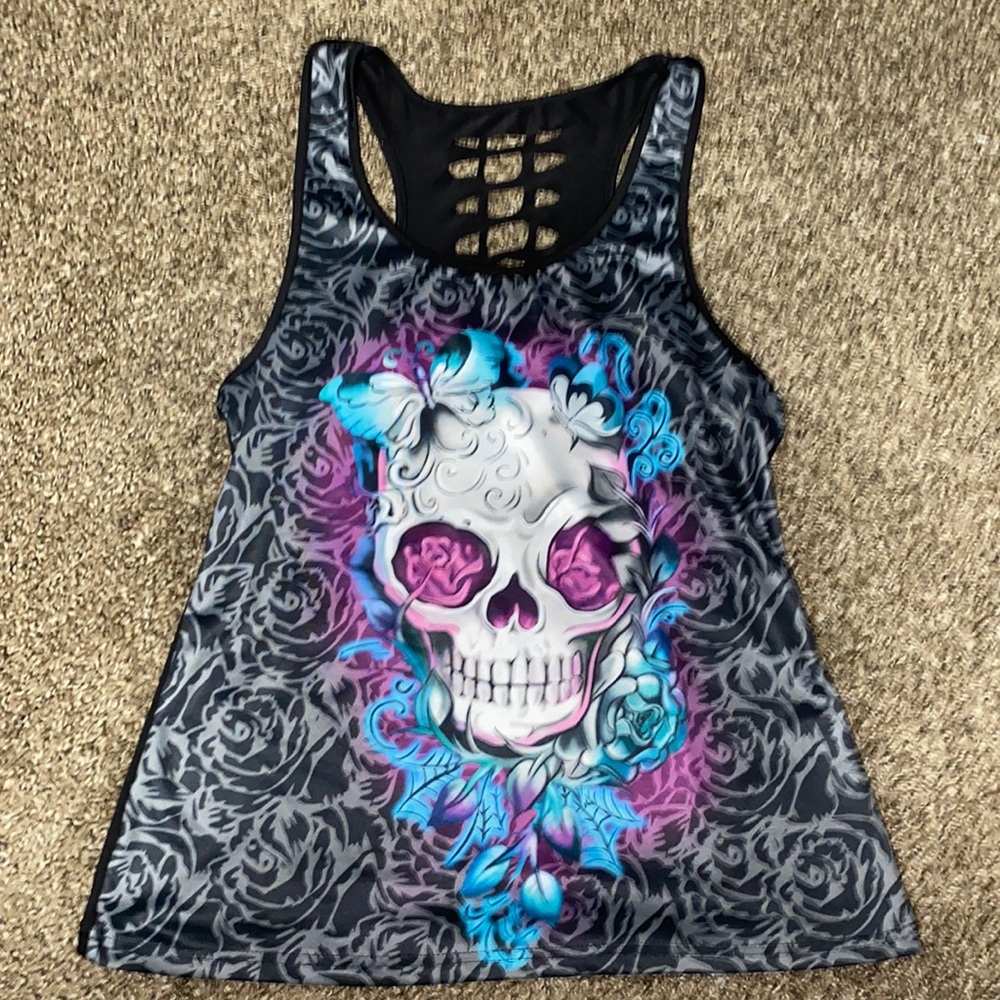 Skull Tank Top.